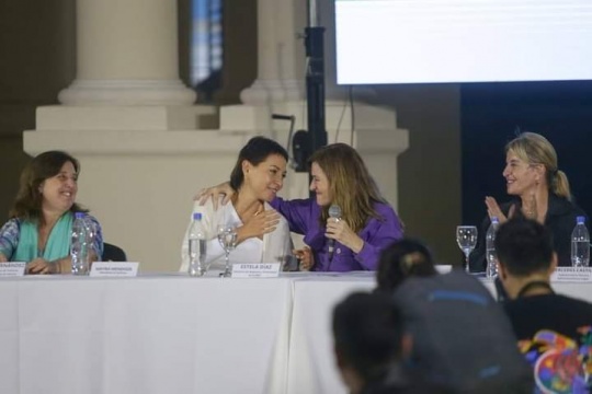 Mayra Mendoza en la apertura del Consejo de Políticas de Género y Diversidad Sexual