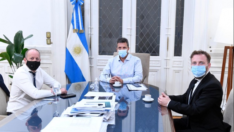 Insaurralde se reunió con Massa y le brindó su apoyo al proyecto de ganancias