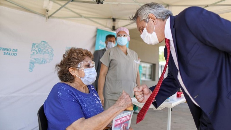 Con críticas a la oposición, Alberto Fernández celebró el millón de vacunados contra el coronavirus