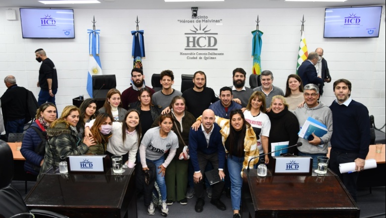 El HCD del partido de Quilmes aprobó la adhesión al salario básico universal