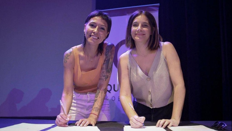 Mayra Mendoza y Laura Alonso firmaron convenios y reconocieron la labor de los puntos solidarios de Quilmes