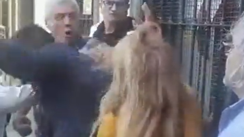 Mayra repudió la agresión de un libertario a una jubilada durante la visita de Santilli a Quilmes