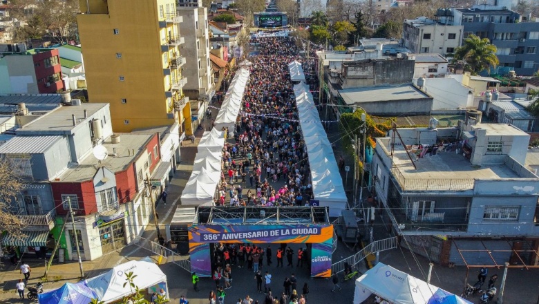 Más de 50 mil vecinos festejaron el 356º aniversario de Quilmes