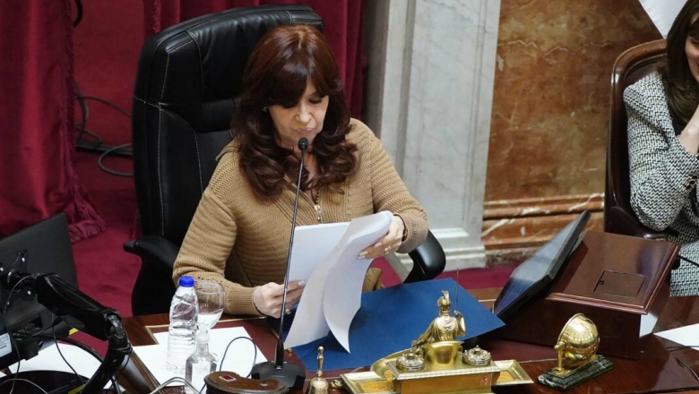 Cristina Kirchner preside la primera sesión del año en el Senado: repasa el temario