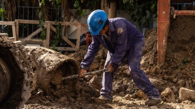 Avanza la obra de la red cloacal primaria para Villa Itatí