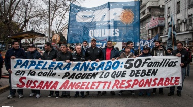 Trabajadores de Ansabo tomaron la fábrica: "No vamos a permitir el hambre de nuestras familias"