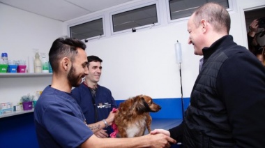 Insaurralde inauguró el Hospital de Mascotas del Municipio de Lomas de Zamora