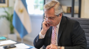 El Presidente desarrolla sus actividades desde Olivos, en aislamiento