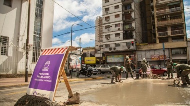 Siguen en marcha los trabajos de hormigonado en Quilmes.