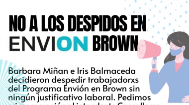 Brown: Jornada cultural contra los despidos en el Programa Envión