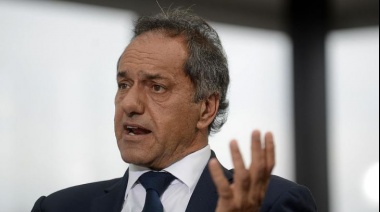 Reapareció Scioli y le recordó a Vidal que él fue reelecto por el 56% de los votos