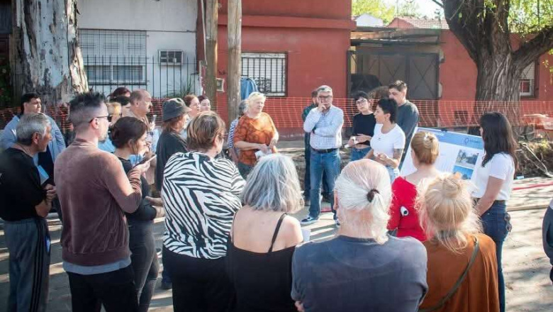 Tareas de pavimentación en dos barrios de San Francisco Solano