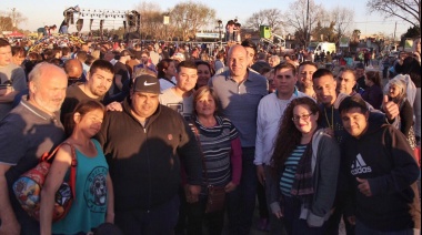 Martiniano inauguró el Parque Lineal de Solano: habló de obras, evitó nombrar a Macri y pidió que lo acompañen