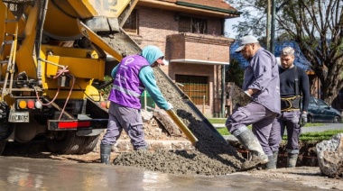 Continúan los trabajos de bacheo en el centro de Quilmes