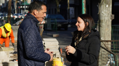 Vicente López avanza con nuevas obras de veredas y espacio público en Munro