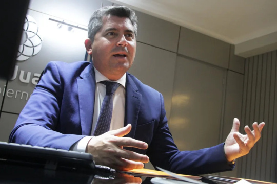 Marcelo Orrego interrumpió sus actividades en el exterior y regresó a San Juan tras el accidente del helicóptero